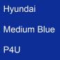 Preview: Hyundai, Medium Blue, P4U.